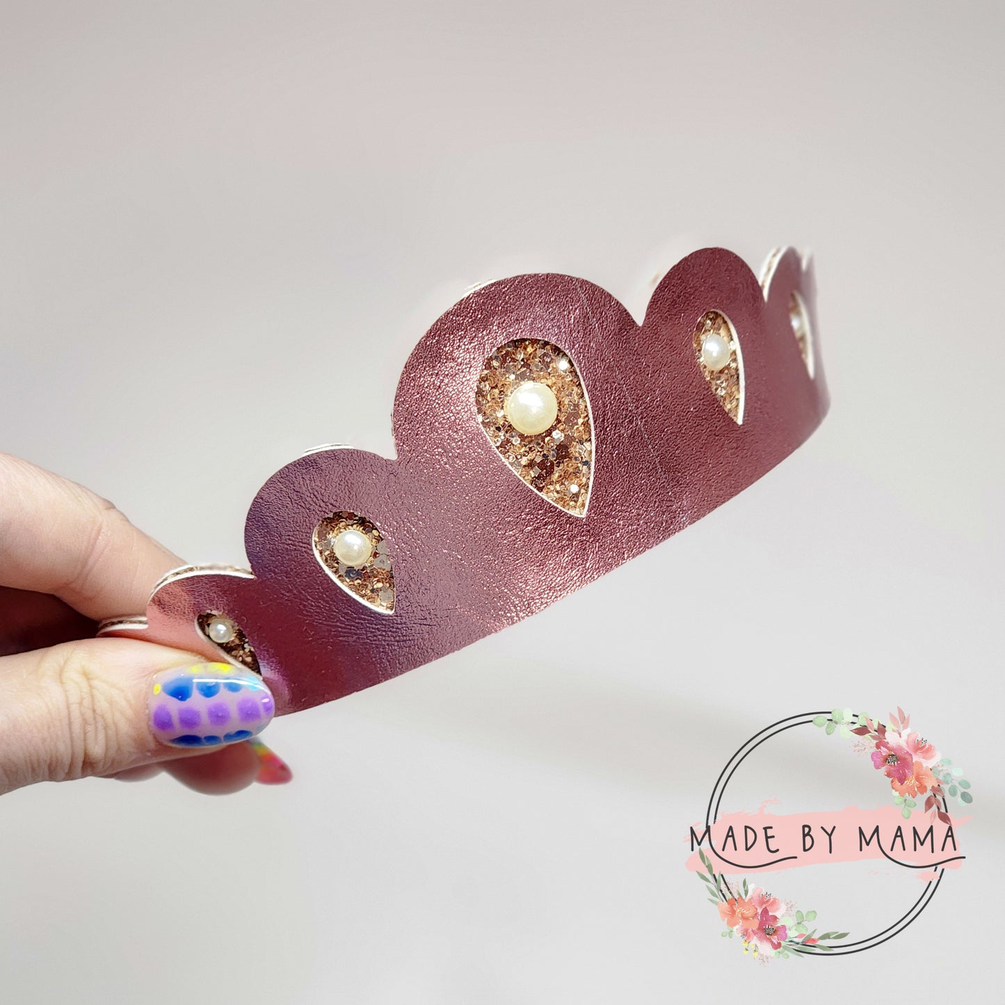 Rose Gold Crown with Jewels