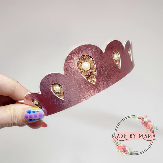 Rose Gold Crown with Jewels