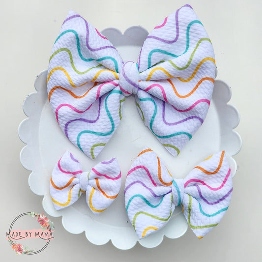 Rainbow Waves Bullet Bow