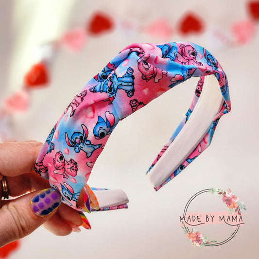 Alien Love Birds Top Knot Headband