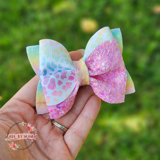Rainbow Leopard Bow