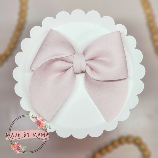 Hint of Pink Sailor Bow