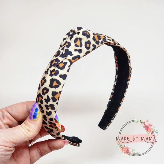 Leopard Knot Headband