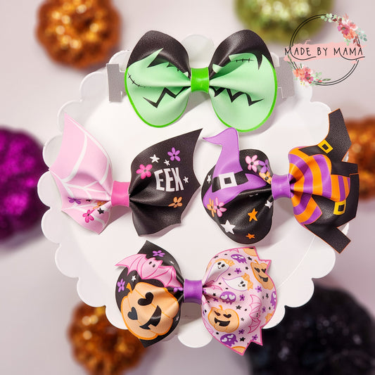 Halloween Cut Out Bows