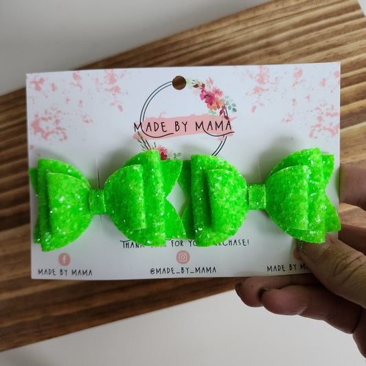 Neon Green Piggie Set