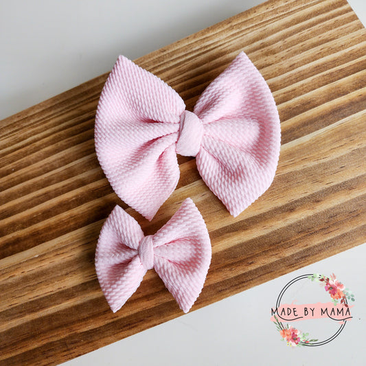 Baby Pink Bullet Bow