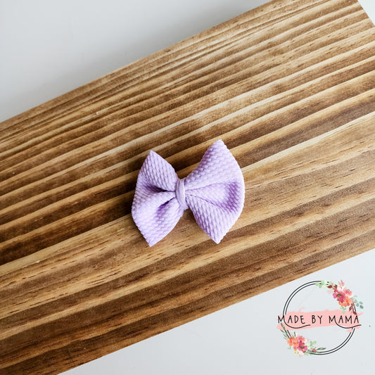 Pastel Purple Bullet Bow